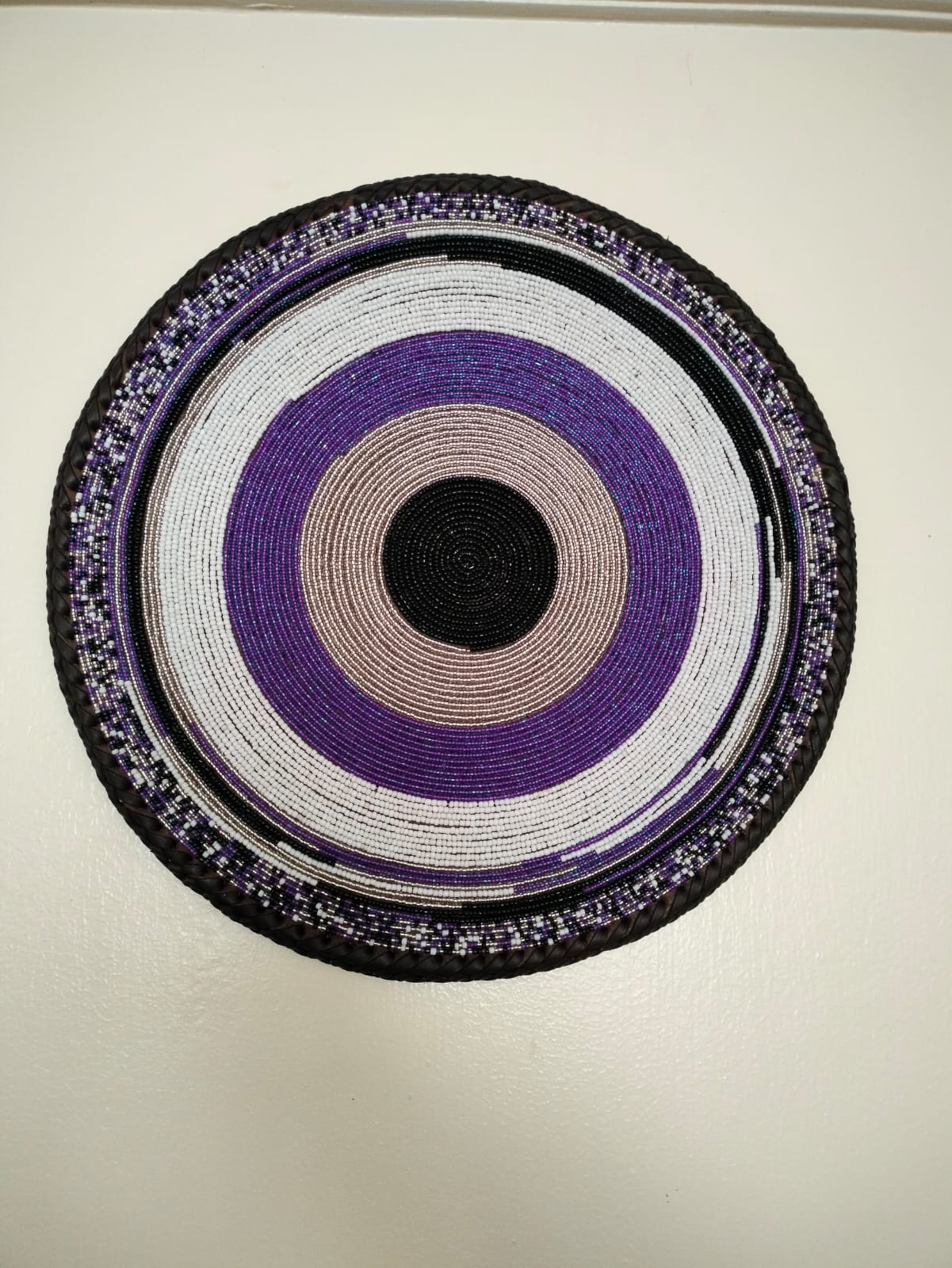 Violet Beaded mat