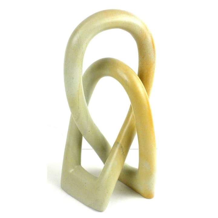 Soapstone Interlinked Hearts
