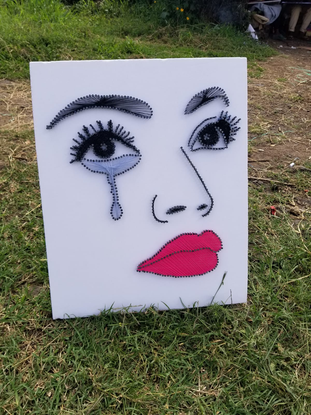 Woman String Art
