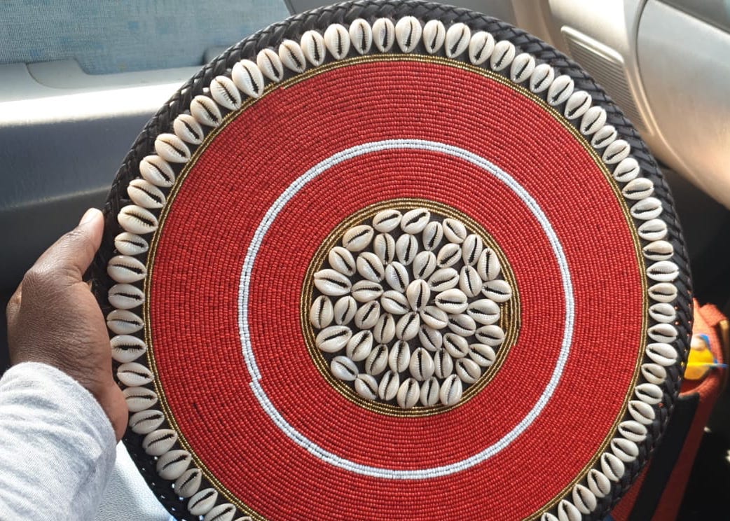 Beaded Wall Mat (13 Inch)