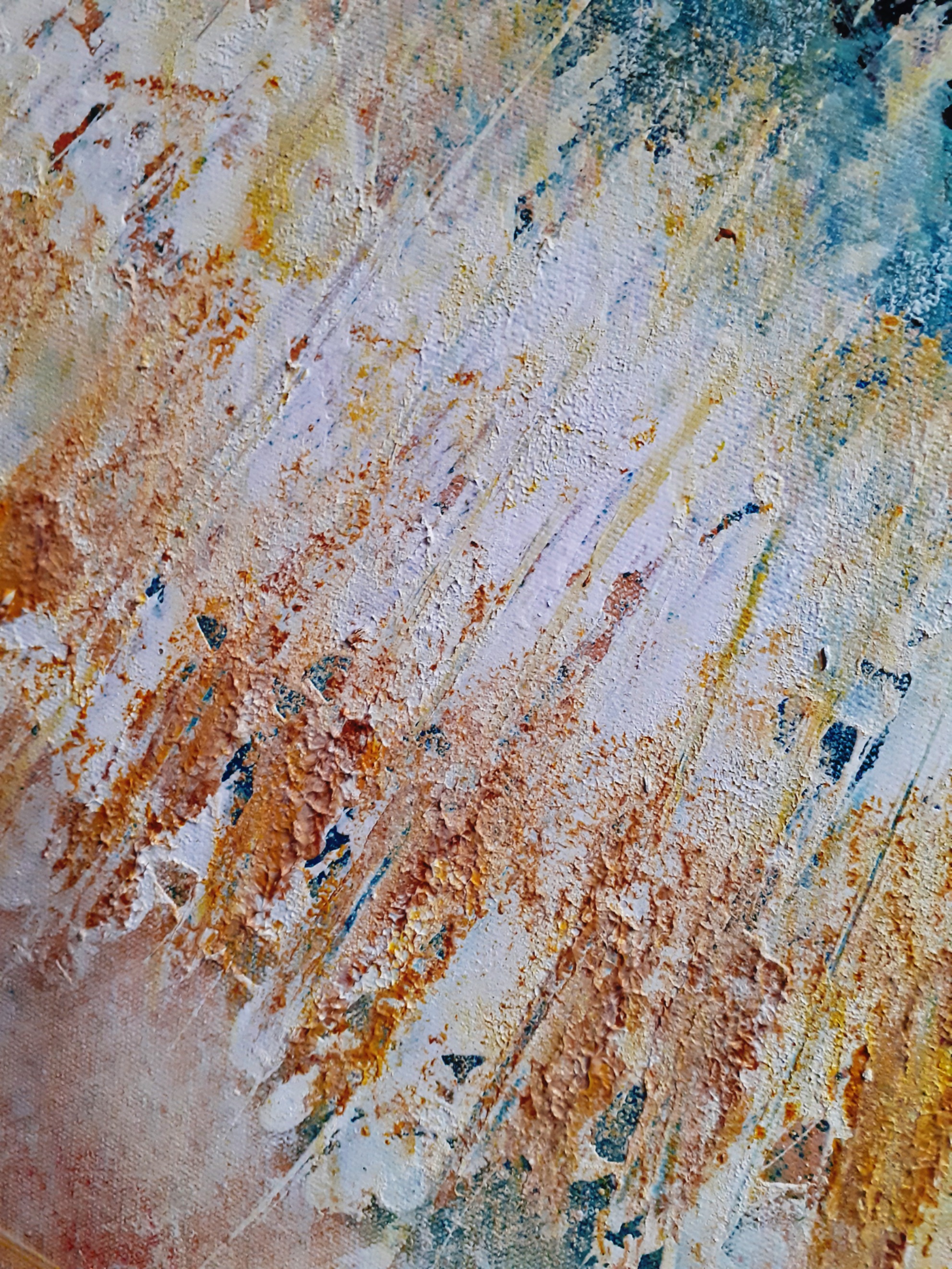 &quot;Ladder&quot; - Large original colorful abstract painting (textured), Large Wall Art, Wall decor
