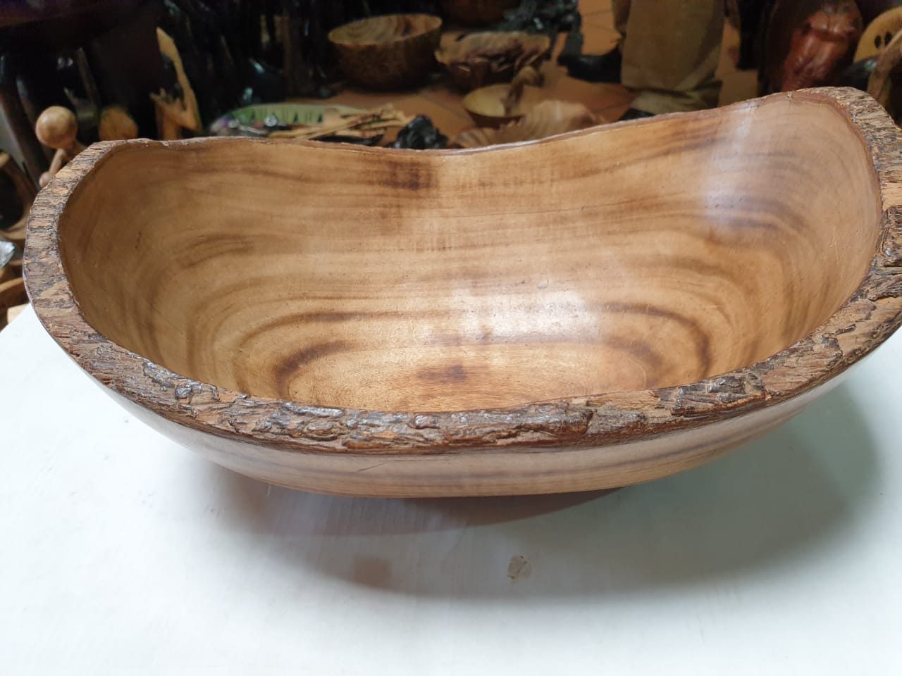Boat-Shaped Wooden Server, Wooden server, Boat Shaped Wooden Serving Tray, Handcrafted Server, Handcrafted Serving Tray
