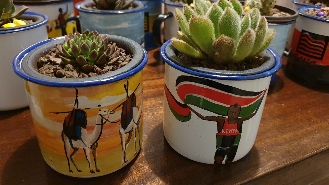 Handpainted Planters - Gichagi Cup